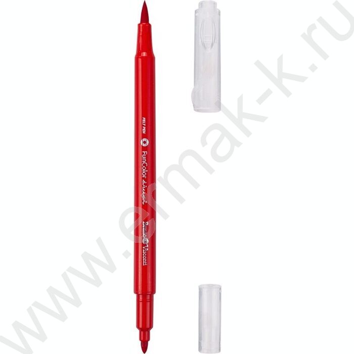 Фломастеры  12цв Funcolor кисточки двусторонние в пл.пенале | Фото 5