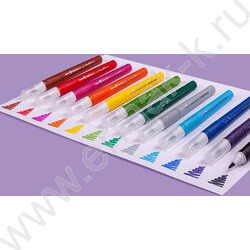 Фломастеры  12цв Funcolor кисточки в пл.пенале | Фото 6