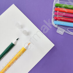 Фломастеры  12цв Funcolor кисточки в пл.пенале | Фото 7