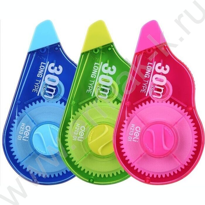 Корректирующая лента 5мм*30м /корпус - ассорти, блистер, европодвес | Фото 1