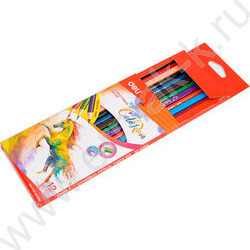 Карандаши  12цв ColoRun тополь /трехгранные /европодвес | Фото 2