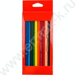 Карандаши  12цв ColoRun тополь /трехгранные /европодвес | Фото 3