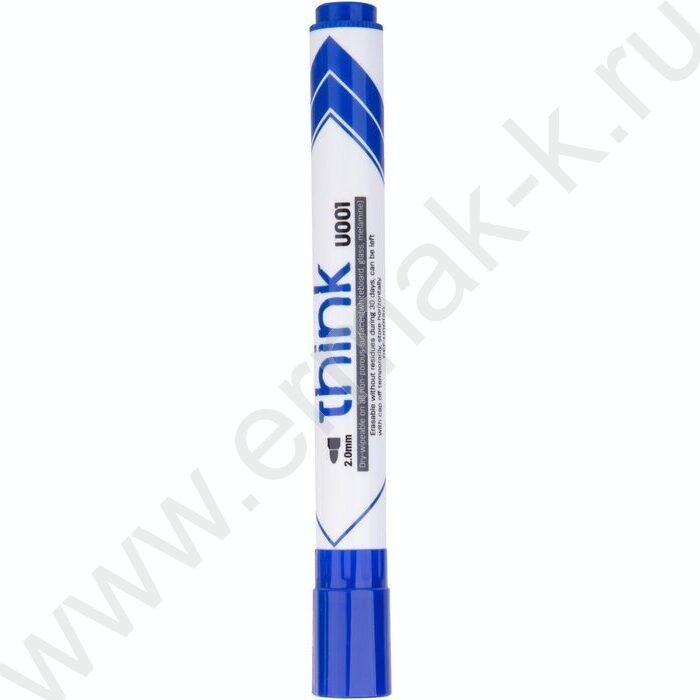 Маркер д/маркерных досок /синий/ 2мм круг Think | Фото 2