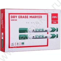 Маркер д/маркерных досок /зеленый/ 2мм круг Think | Фото 3