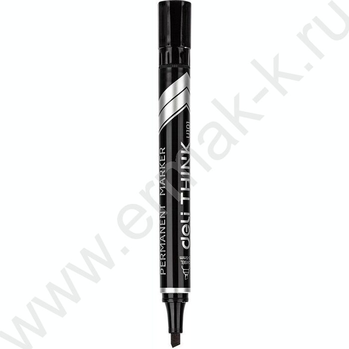 Маркер перм. /черный/ 1,5-5мм косой Think | Фото 1