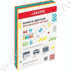Бумага А4  80г/мкв 500л "Intensive" интенсивные цвета 5цв | Фото 1