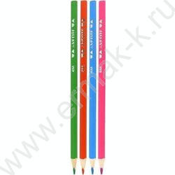 Карандаши  24цв Trio Mega Soft /трехгранные/ 4М, d грифеля-3мм к/кор | Фото 2