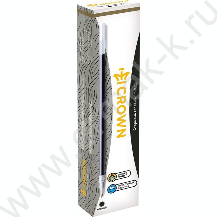 Стержень гел. черный 138мм, 0,5мм "Hi-Jell" | Фото 2