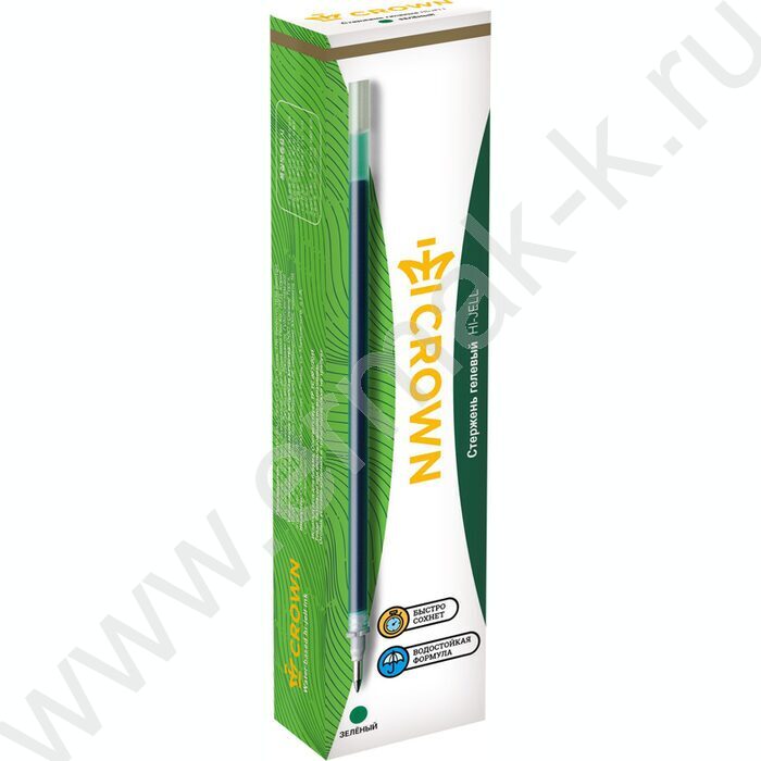 Стержень гел. зелёный 138мм, 0,5мм "Hi-Jell" | Фото 2