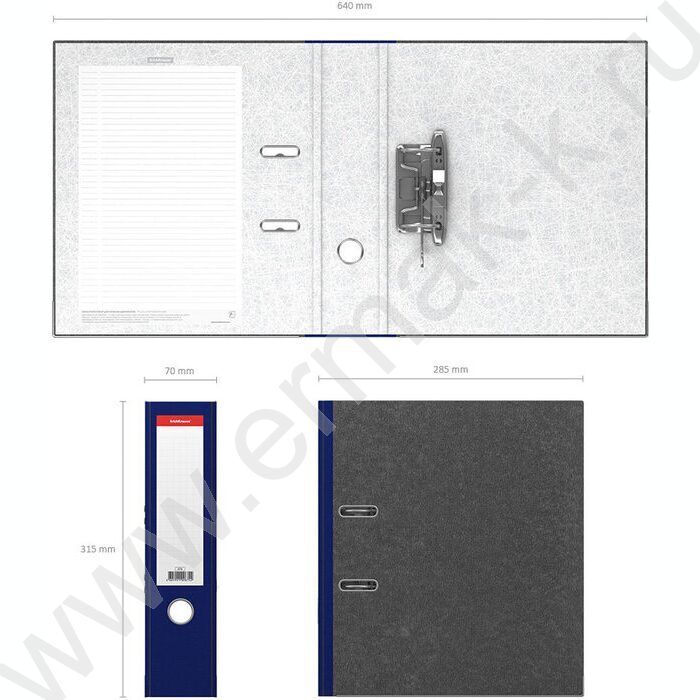 Файл 70мм мраморный разборный синий | Фото 4