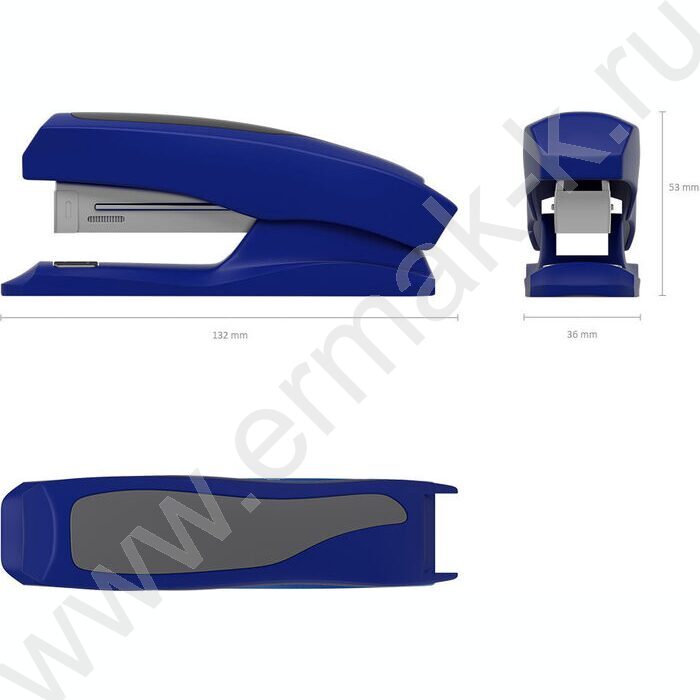 Степлер №24/6  20л пластик Elegance half-strip /2режима скрепления/ ассорти | Фото 3