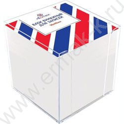 Бумага д/записей  9*9*9см пласт/бокс белый 80г/м², 90% | Фото 1