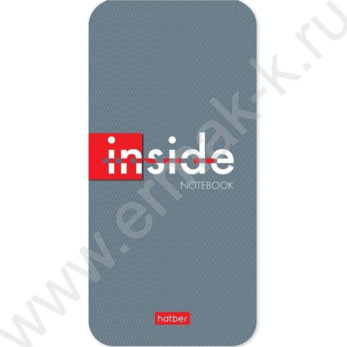 Блокнот  48л А6 "INSIDE" /линейка /фигурная высечка /4вида | Фото 1