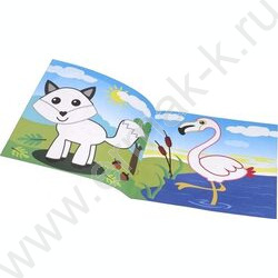 Раскраска 215*215 Для самых маленьких.Дикие животные | Фото 2