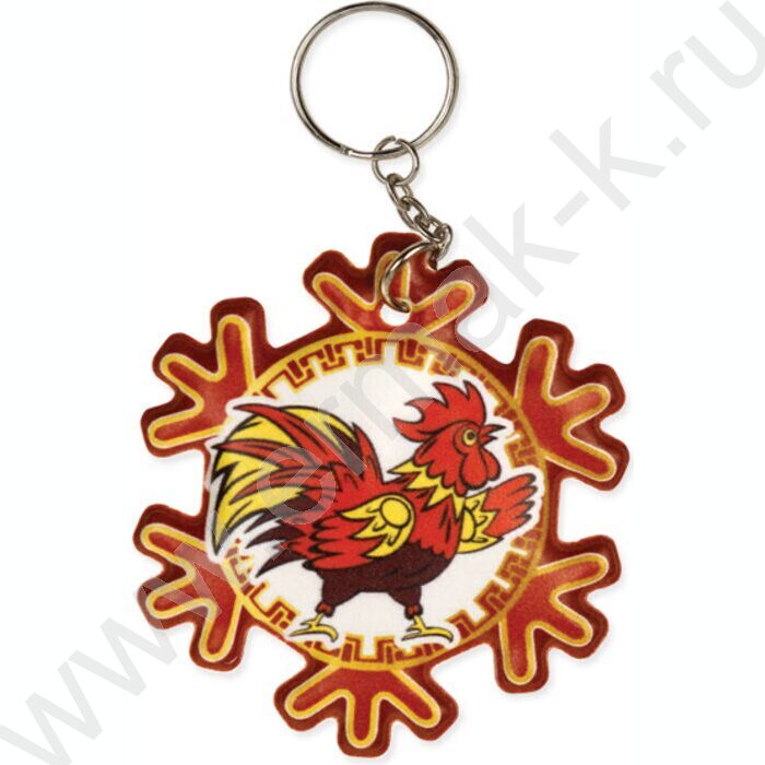 Брелок Снежинка ПВХ | Фото 1