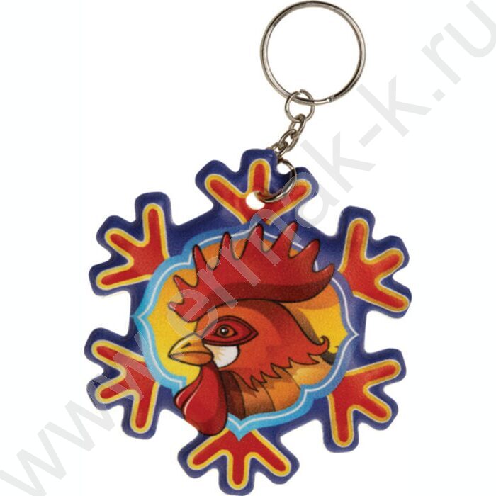 Брелок Снежинка ПВХ | Фото 1