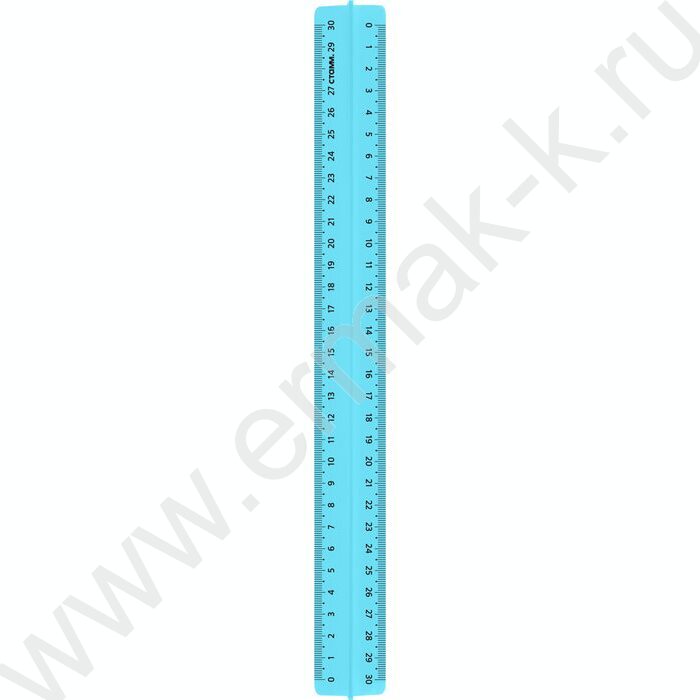 Линейка пл 30см с держателем флюор прозр. | Фото 5