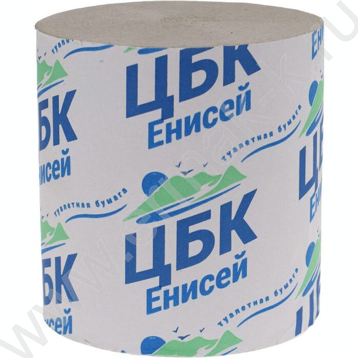 Бумага туалетная 1-сл ЦБК Енисей без втулки 52м | Фото 1