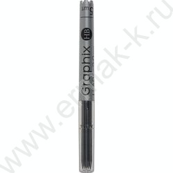 Грифель ч/гр 2мм HB Graphix | Фото 1