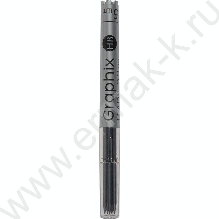 Грифель ч/гр 2мм HB Graphix | Фото 1