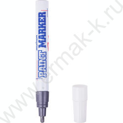Маркер-краска /серебро/ 4мм круг | Фото 1