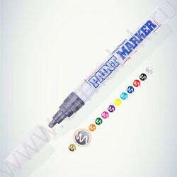 Маркер-краска /серебро/ 4мм круг | Фото 2