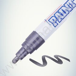 Маркер-краска /серебро/ 4мм круг | Фото 3