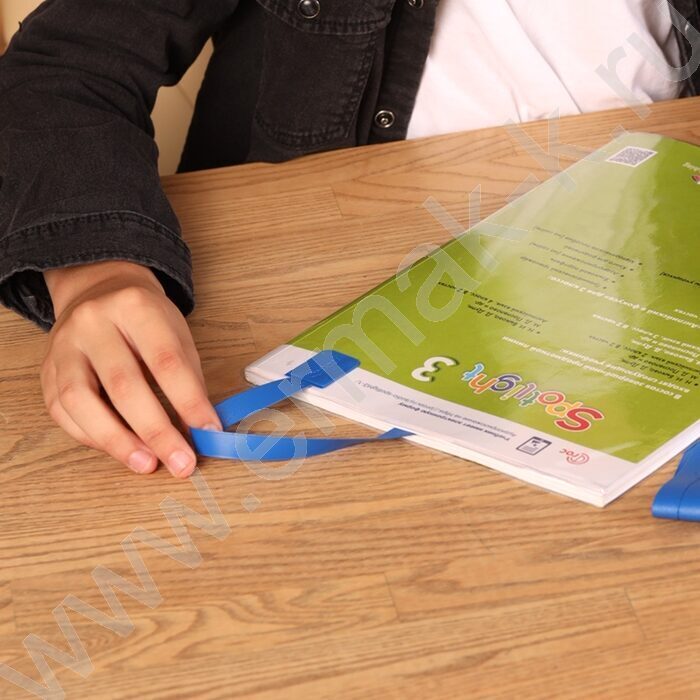 Закладки-ляссе самоклеящиеся голубые /упаковка 6шт/ | Фото 4