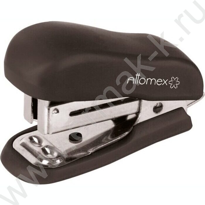 Степлер №24-26/6  16л пластик черный /малый /встроен антистеплер/ | Фото 1