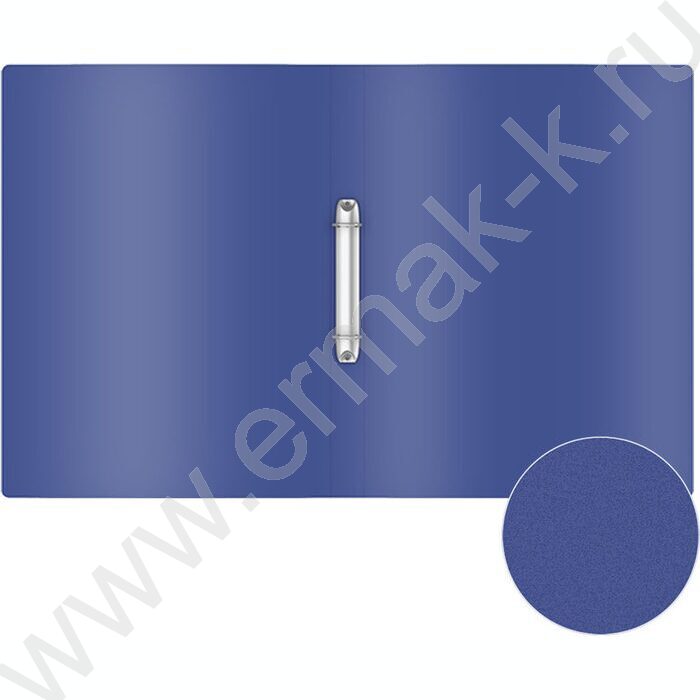 Папка 2 кольца 24мм Matt Classic /синяя | Фото 2