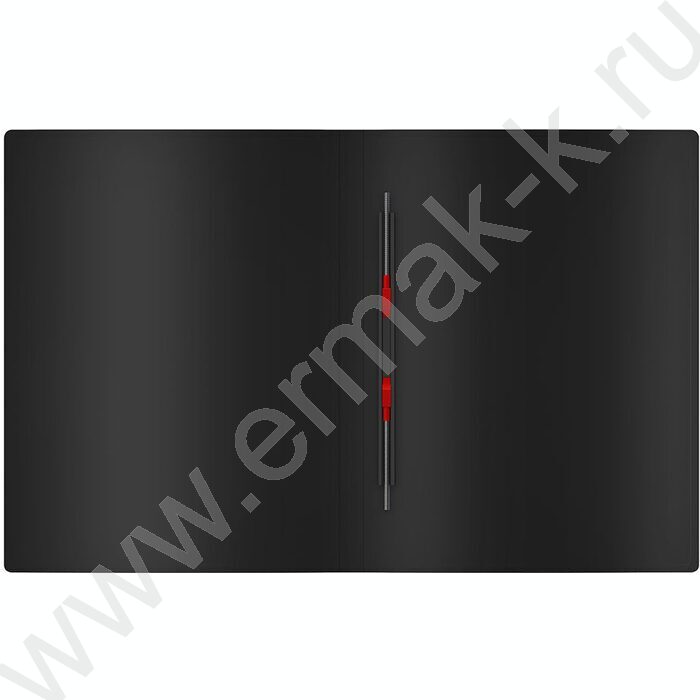 Папка с бок.пруж.скоросшивателем Matt Classic черный | Фото 2