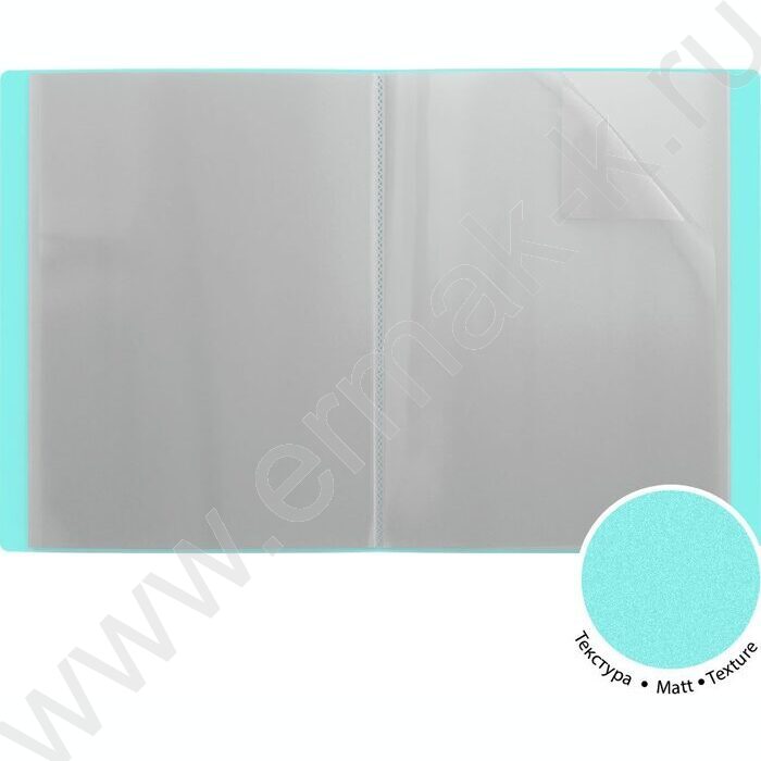 Папка  20 файлов Diagonal Pastel /карман на корешке /ассорти | Фото 2