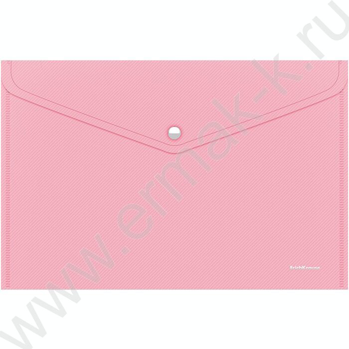 Папка-конверт на кнопке А4 Diagonal Pastel непрозрач. ассорти | Фото 3