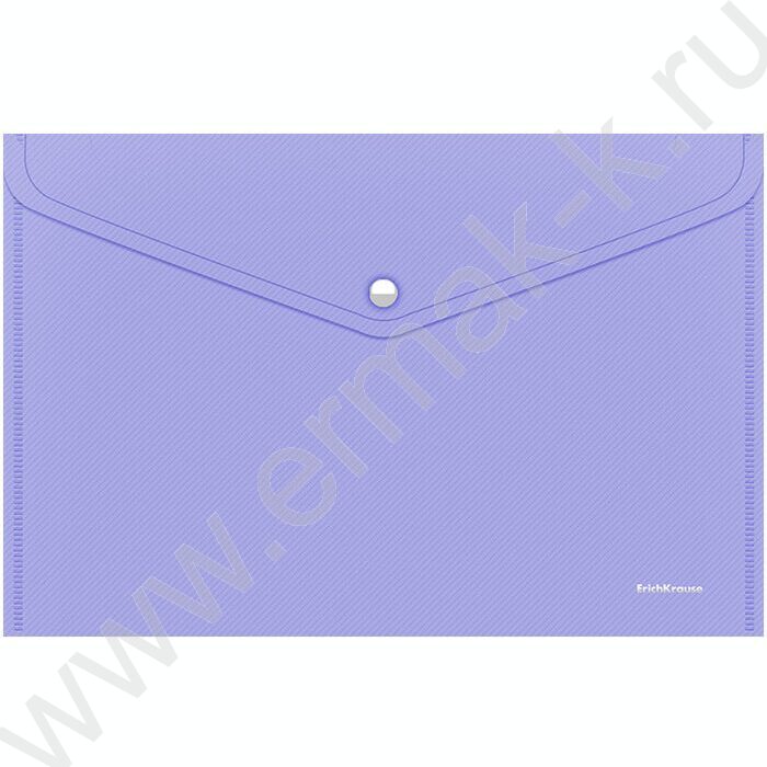 Папка-конверт на кнопке А4 Diagonal Pastel непрозрач. ассорти | Фото 5