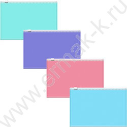 Папка-конверт на молнии С6 Zip Fizzy Pastel /ассорти | Фото 1