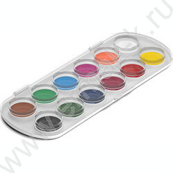 Акварель медовая 12цв  Baby б/кисточки /европодвес | Фото 2