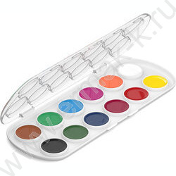 Акварель медовая 12цв  Baby б/кисточки /европодвес | Фото 3