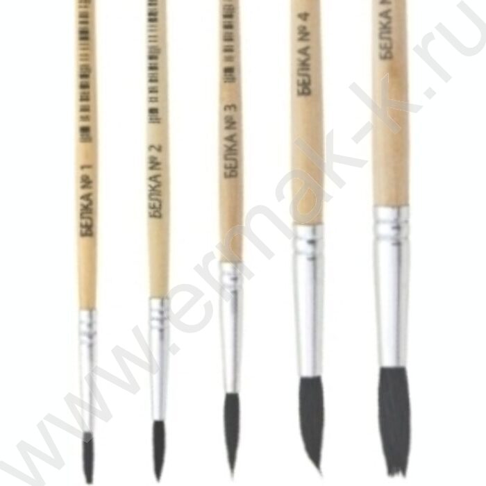 Кисть набор  5шт Океан /белка №1,№2,№3,№4,№5/ европодвес | Фото 2